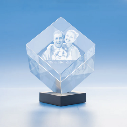Cube 3D Photo Crystal