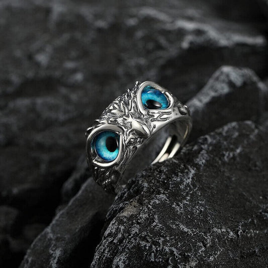 Owl Ring Silver