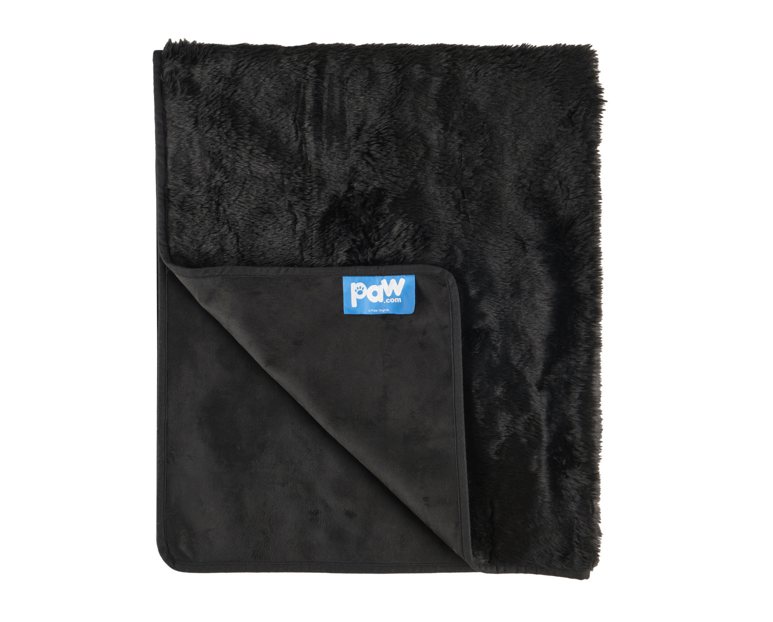Paw.com x BarkBox PupProtector™ Short Fur Waterproof Throw Blanket - Midnight Black