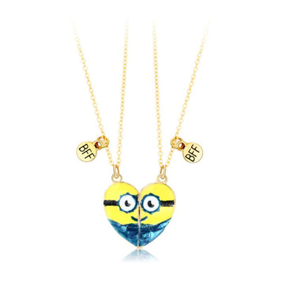 Minion best friend necklace