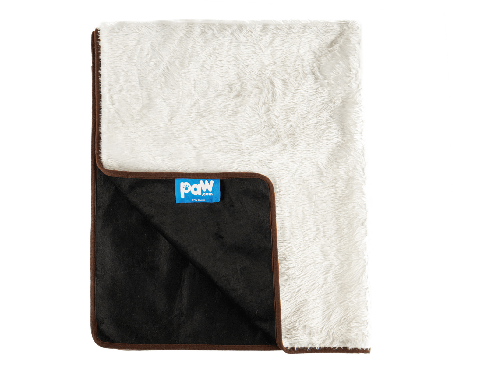 Paw.com x BarkBox PupProtector™ Short Fur Waterproof Throw Blanket - Polar White