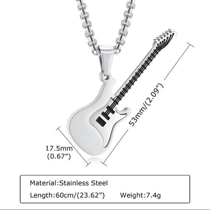 Guitar Necklace for 3 Best Friends