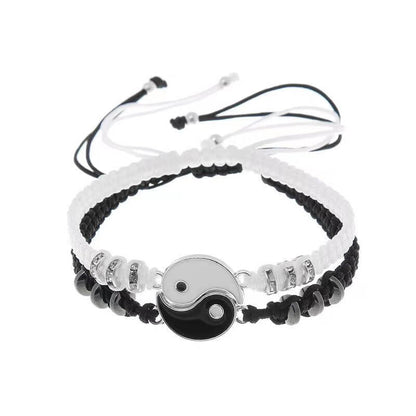 Yin Yang Matching Bracelets